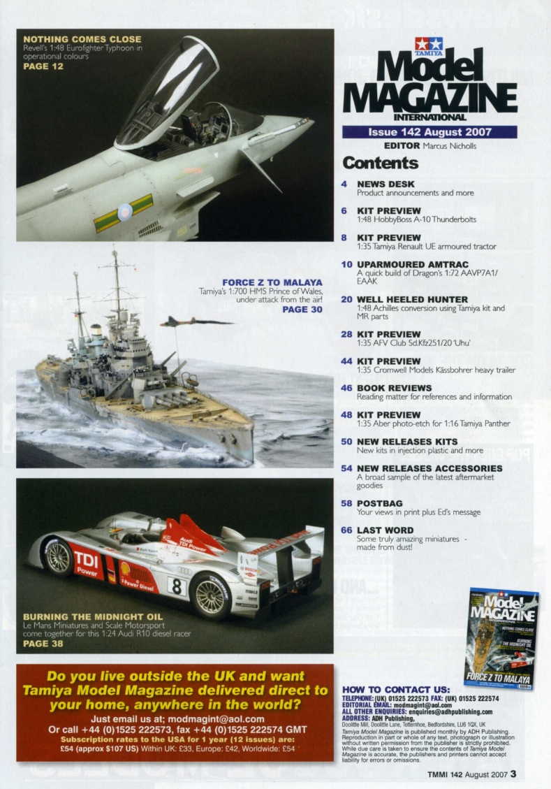 Tamiya Model Magazine 142 (2007-08)